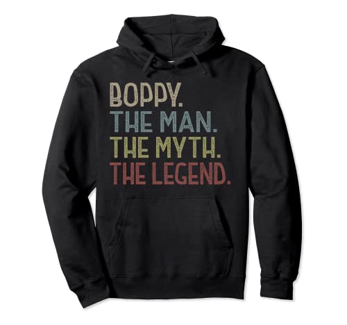 Boppy Man Myth Legend Design for Men Father's Day Boppy Pullover Hoodie