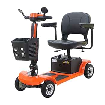 電動4輪カート ○電動4輪カートモバイルアルファ カゴ付：シルバー