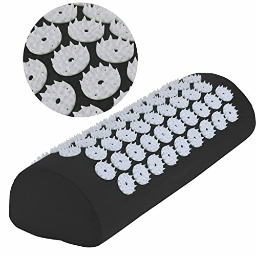 Belmalia Acupressure pillow for the shoulders and neck, bolster, massage cushion, relaxation cushion, TCM Black - Image 3