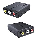 Konvertiert das Signal von der AV-Schnittstelle in die digitale HDMI-Schnittstelle für den Monitor