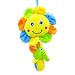 TOYANDONA 1 stück Infant Plüschtier Kleine Windspiele Kinder Plüsch Stofftier Befriedigt Spielzeug für Baby Kleinkind (Sonnenblumen Muster)
