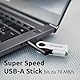 Intenso Office Line USB Stick 128 GB, Super Speed USB-A 3.2 Speicherstick mit bis zu 70 MB/s, Robustes Kunststoff-Metall-Gehäuse, Silber-Schwarz: Amazon.de: Computer & Zubehör