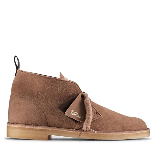 Clarks Desert Boot, Botas Unisex Adulto, Wolf Suede, 46 EU