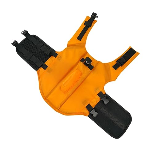 POPETPOP Swimsuit Dogs Floats Pool Dog Service Animal Vest Puppy Life Vest for Swimming Doggy Vest for Swimming Large Shape Dog Float Vest Vests Medium Vest for Orange Nylon