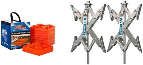 BAL X-Chock Wheel Stabilizer Pair with Lynx Levelers