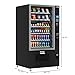 KoolMore KM-VMR-40-BR Snack Vending Machine, Bill Acceptor and Credit Card Reader in Black, 60 Slots/Refrigerated