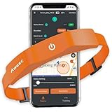Aweec GPS Electric Dog Fence with Free App, Wireless Fence System with Training Collar, Portable Fence for Outdoor Use, Rechargeable Waterproof Flexiable Collar, Adjustable of Dogs (Orange)
