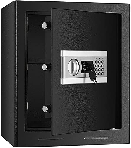 Armoire ignifuge étanche avec serrure numérique et indicateur LED pour protéger les objets de valeur, les documents et les bijoux