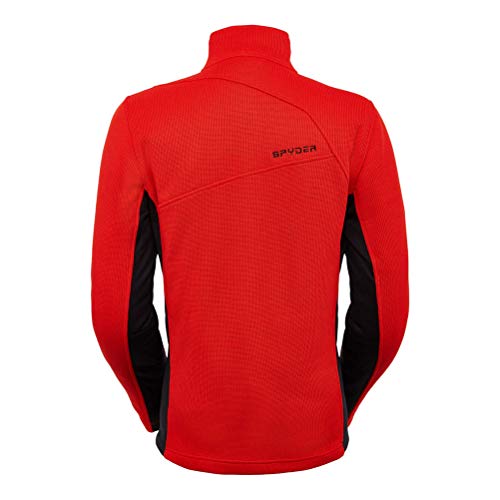 Image of Spyder mens Bandit 1 /2 Zip Fleece Ski Mid Layer Sweater Jacket