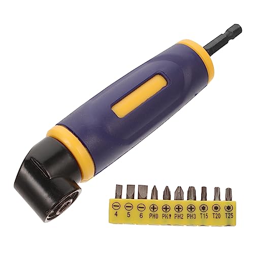 Angoily 1juego Adaptador De Taladro De Ángulo Recto Grados De Punta Herramienta De Taladro Eléctrico Para Espacios Reducidos y Tareas Variadas