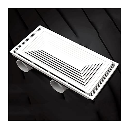 RWSXY Ventilador de Techo de 30 x 60 cm, Rectangular, de Doble Motor, de Alta Potencia, Potente, de Doble núcleo y bajo Nivel de Ruido.