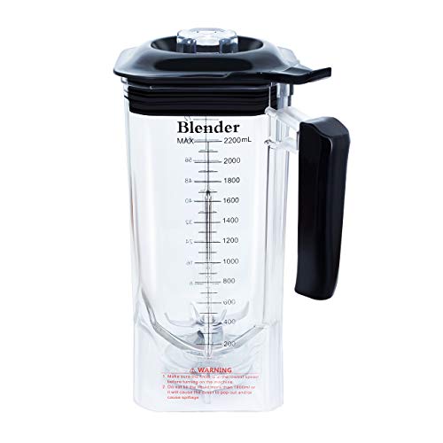WantJoin Professional Commercial Blender Cups for Shield Quiet Sound