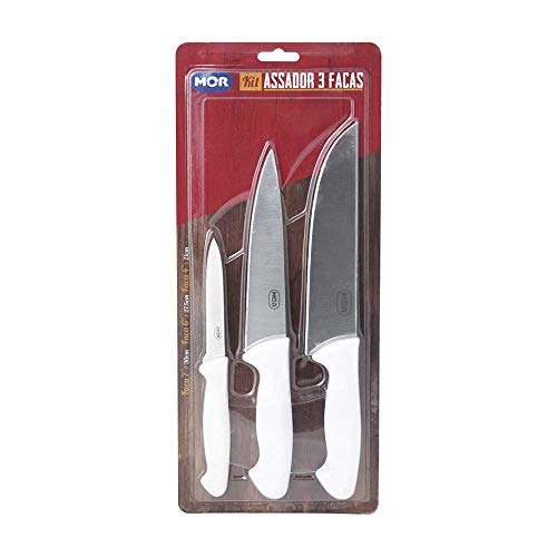 Kit 3 Faca Do Assador Mor