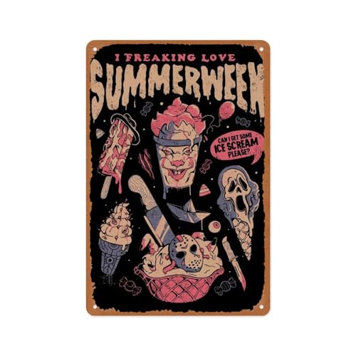 Metal Sign 8 X 12 Inch - Summerween Metal Plaque...