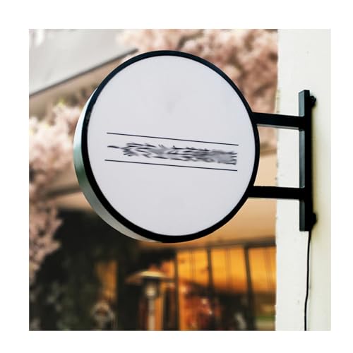 Letrero LED de doble cara para exteriores, valla publicitaria iluminada impermeable para una mayor visibilidad en pubs y tiendas, marco de luz montado en la pared