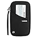 Produktbild LAISSER Reisepass Tasche Reisepasshülle mit RFID-Blocker Pass Etui Hülle Reisemappe Reisebrieftasche Ausweistasche mit Reißverschluss Passport Wallet Reiseetui für Kleingeld, Passport, Kreditkarten