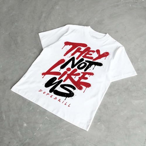Image of DopeSkill Graphic Tee Streetwear Hip Hop Hypebeast Unisex T-Shirt Sneaker Colour Matching Shirts Inspired Motivation Quotes