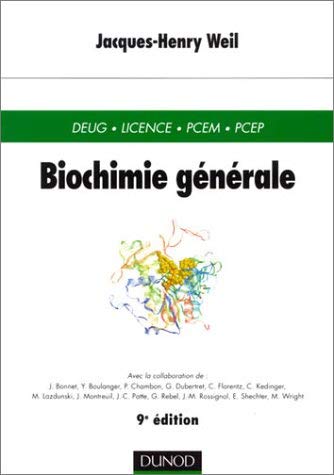 Biochimie générale, 9e édition