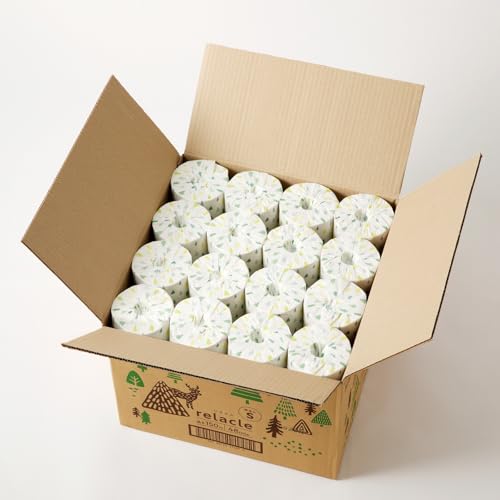 リバース トイレットペーパー 個包装 48ロール リラクル シングル 巻