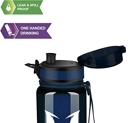 Super Sparrow Sports Water Bottle, 500ml, Non-Toxic BPA Free & Eco-Friendly Tritan Co-Polyester Plastic, for Running Gym - Image 3