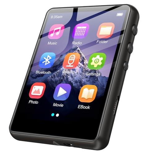 128GB MP3 Player Bluetooth 5.4, ZAQE 2.4" Portable