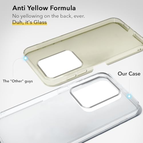 Image of Jkobi Lifetime Anti-Yellow Clear Back Cover Case for Vivo T4x | Vivo Y31 Pro (Sleek Hard Crystal | Shockproof and Camera Protection)