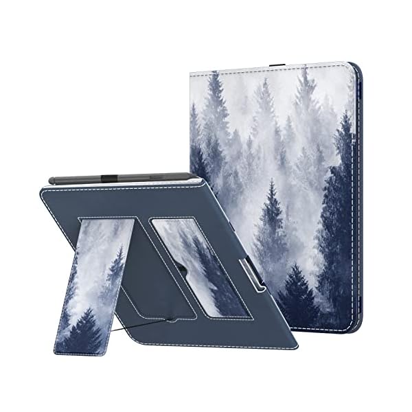 MoKo Hülle Kompatibel mit 10,2“ Kindle Scribe 1. Generation - 2022, Slim PU Tablet Schutzhülle mit Auto Schlaf/Aufwach…