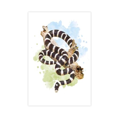 Peinture à l'aquarelle d'animaux sauvages pour la décoration de chambre d'enfant et de bureau