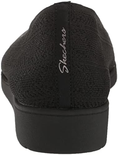 Skechers Modern Comfort Women's Women's Cleo Flex Wedge-Confident Step Ballet Flat, Black, 11 | Image 2