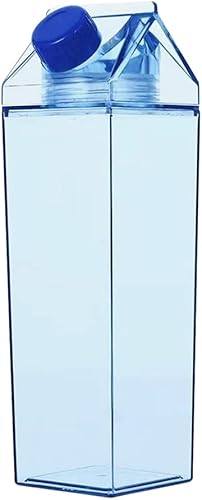 Miniatura 9 de Botella de agua de cartón de leche transparente a prueba de fugas de 16.9 fl oz17 oz para escalada al aire libre, excursión o campamento