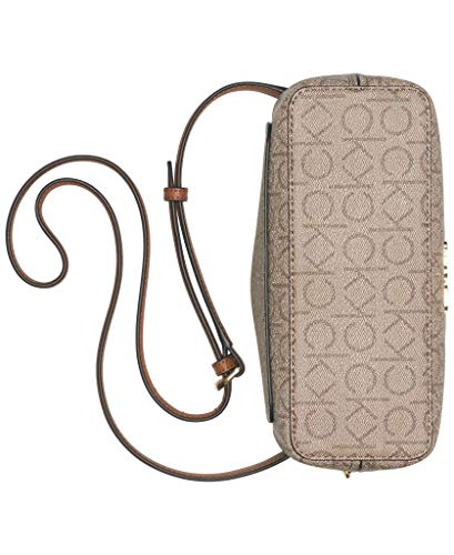 Calvin Klein Women's Hailey Signature Triple Compartment Chain Crossbody - Image 4