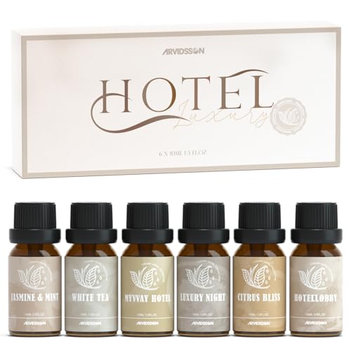 Hotel Diffuser Oils Gift Set, ARVIDSSON Luxury Fragrance Oil Blend, Hotel Scent Essential Oils for...