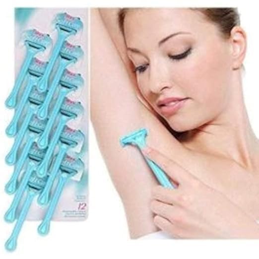 Dixoty Max Soft Care Disposable Razor – 12 PCS Set for Men & Women | Twin Blade Shaving Razor for Smooth & Gentle Shave | Unisex Travel-Friendly Razors (Pack of 12) 3