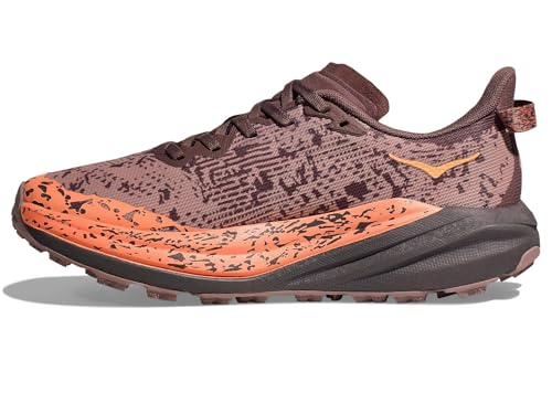 Hoka Women's Speedgoat 6 GTX Sneaker, Smoky Quartz/Quartzite, 10