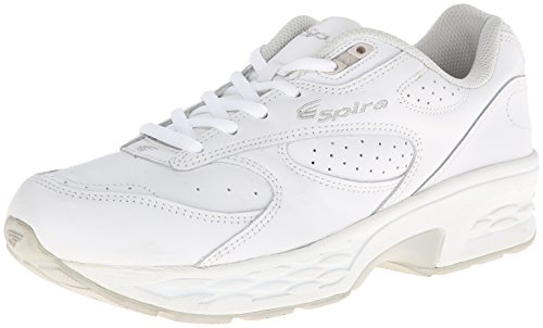 Spira Men's Classic Leather Walking Shoe,White/White,10.5 M US