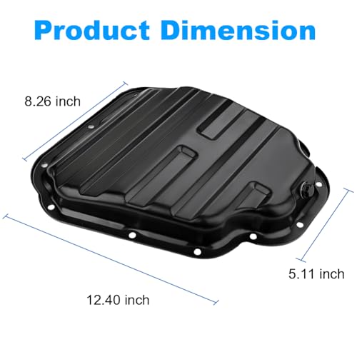 Image of Engine Oil Pan with Drain Plug Compatible with 264-363 Nissan Altima