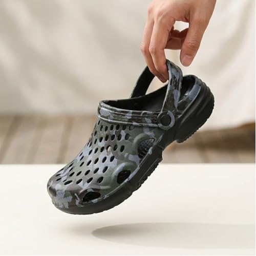 Image of FLIOZY Men's Garden Clogs Shoes Non Slip Shower Slippers Summer Outdoor Beach Sandals