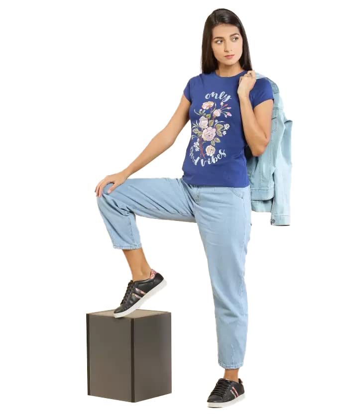 Image of Lyra Women's Cotton Regular Fit T-Shirt