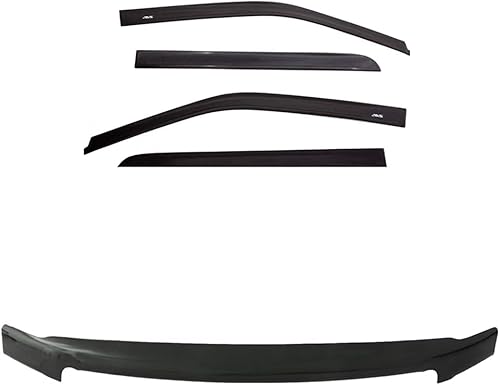 Auto Ventshade AVS Ventvisors y Bugflector en el canal  Ford F - 150 2015-2020 (excluye Raptor), humo  194975 y 23243