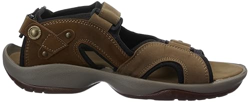 Image of Centrino Sandals for Men |Comfortable Sandals with Grip Insole & Quality|Flat Casual Sandals With Adjustable Velcro Closure For Easy Wear With Flexible Fitting And Trendy | Stylish Men's Casual Sandal With Unique Sole Design for Office & Travel (3263)