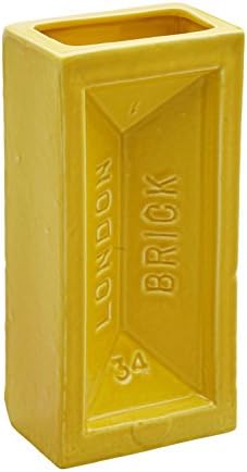 Stolen Form London Ceramic Brick Vase Yellow