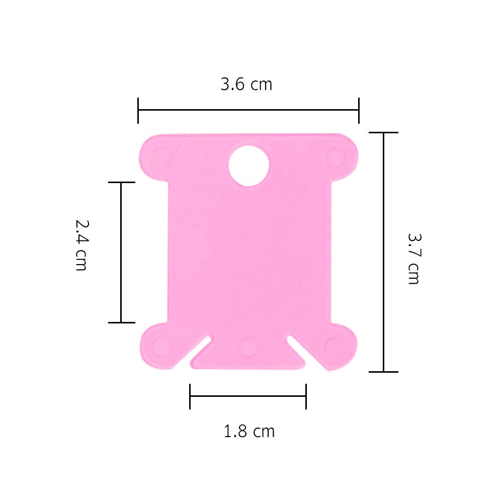 100 Bobine Filo Ricamo + Avvolgitore - Organizzatore Per Punto Croce Fai Da Te - Foto 3