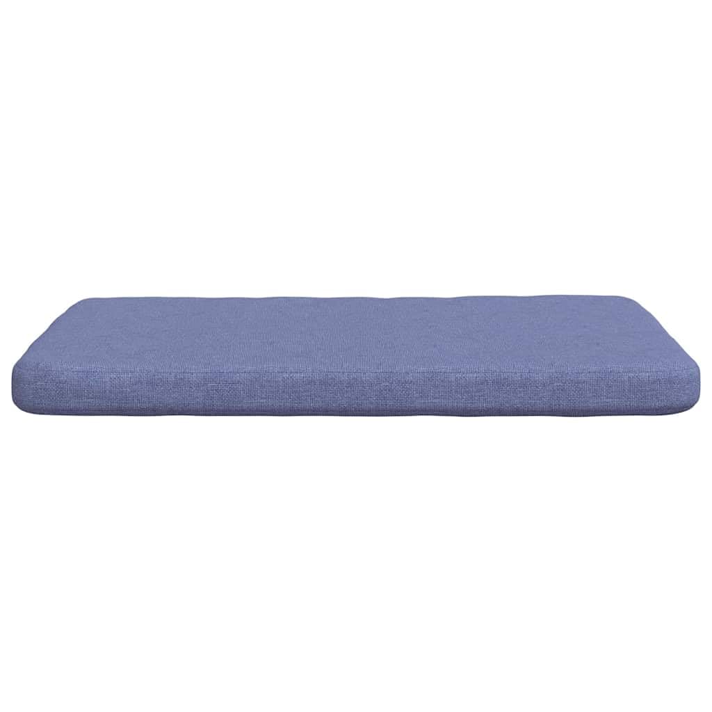 Poduszki do siedzenia 4 szt. dżinsów niebieskie 40 x 40 x 3 cm materiał z wypełnieniem piankowym, antypoślizgowy, nadaje się do prania, ergonomiczny, do jadalni, biura, na balkon, taras