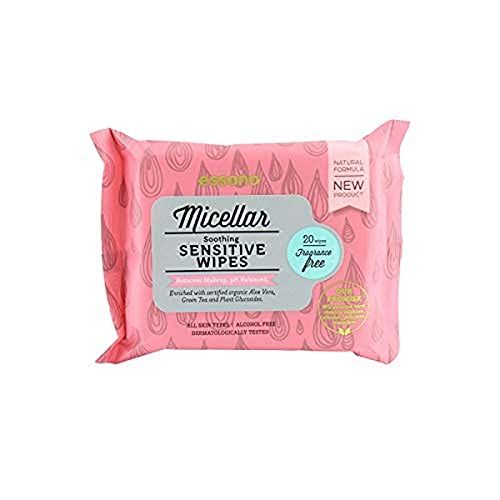 Essano Gentle Facial Cleansing Micellar Wipes, 20 sheets