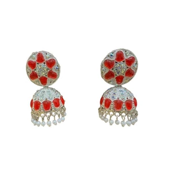 earrings for women fashion jhumka jhumkas traditional Earrings For girls South indian traditional Ear Wedding jhumka Girls and Women(set of 1)