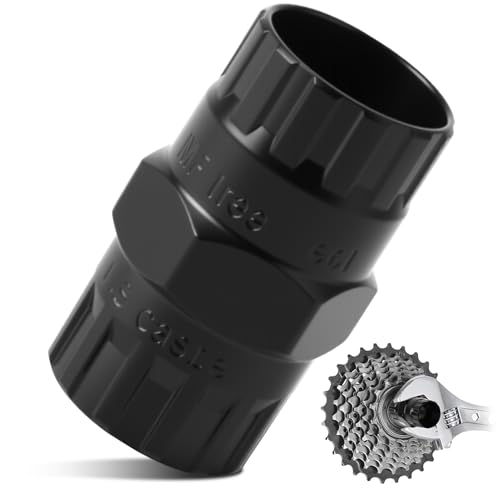 Strumento multifunzione 2-in-1: Questo estrattore pignone bici consente di rimuovere cassette e ruote libere con un solo attrezzo, perfetto sia per meccanici che per appassionati di ciclismo. Unisce la funzione di estrattore cassetta bici e smontaggio ruota libera in un design compatto e salvaspazio.