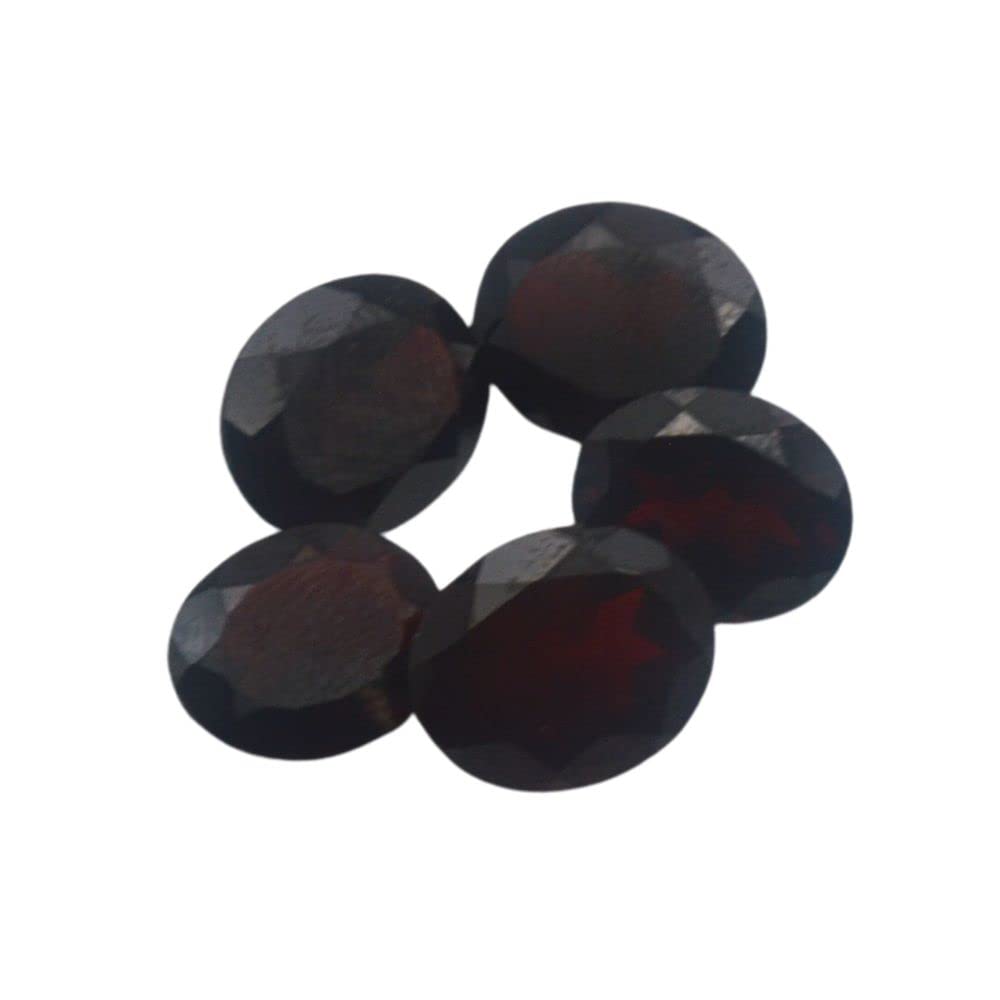 Natural Garnet at Wholesale Lot (Rs 113/carat) Fine Quality Oval Shape गोमेद Loose Gemstone for Reselling Astrologer Jewellers Crystal Healing Kumbh Aquarius Rashi-image-45