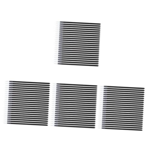 HAPINARY 4sets Essential Makeup Tools Eyeliner Brush Set Spoolies Ideal for Eye Makeup Lip Liner Beauty Kit 50pcs*4