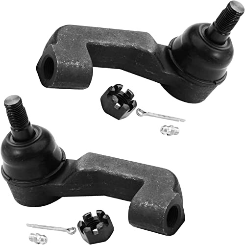 Image of Detroit Axle - 10pc Front End Suspension Kit for Jeep Liberty 02-05, 2 Upper Control Arms 4 Inner Outer Tie Rod Ends 2 Stabilizer Sway Bars 2 Boots 2002 2003 2004 2005 Replacement