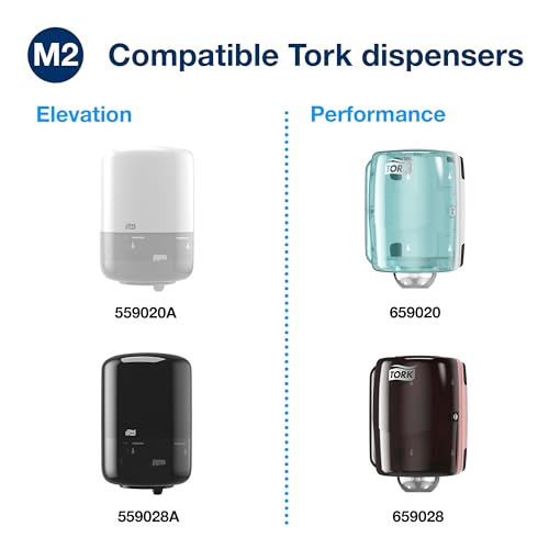 Image of Tork Soft Centerfeed Hand Towel White M2, High Absorbency, 6 x 600 Sheets, 121204